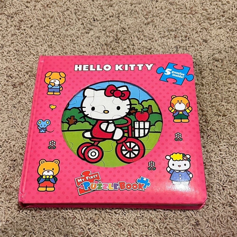 hello kitty puzzle book